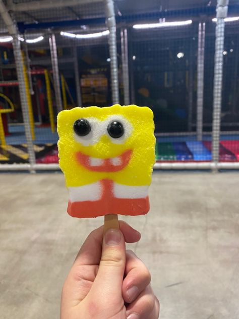 Spongebob Ice Cream Bar, Spongebob Summer, Spongebob Popsicle, Spongebob Ice Cream, Popsicle Art, Playground Indoor, Easy Easter Treats, Love You Bestie, Food Project