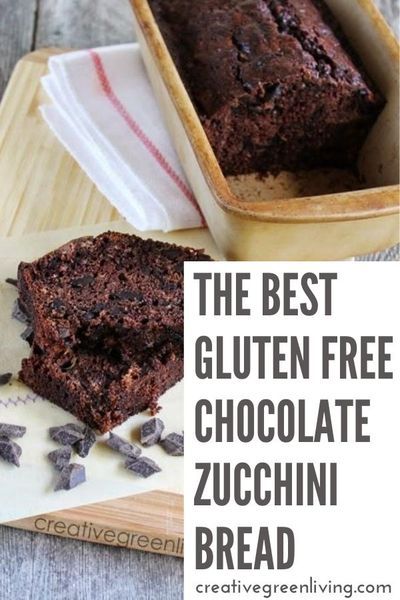 Get the recipe for the best chocolate gluten free zucchini bread! This chocolate zucchini bread recipe uses lots of zucchini and is easy to make. This healthy chocolate zucchini bread uses a 1:1 GF flour blend like Bobs Red Mill or Namaste. The chocolate chunks make it even better! #creativegreenliving #creativegreenkitchen #glutenfree #chocolatezucchinibread Gluten Free Chocolate Zucchini Bread, Healthy Chocolate Zucchini Bread, Moist Zucchini Bread, Gluten Free Zucchini Bread, Gf Sweets, Chocolate Zucchini Bread, Food Keto, Zucchini Bread Recipes, Chocolate Zucchini