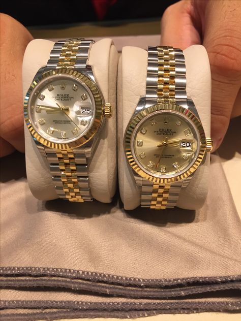 Rolex Date Just 31 Mm, Rolex Watches Women Aesthetic, Rolex Watches Women Gold, Rolex Watches Women Classy, Rolex Sizes, Rolex 31mm Datejust, Rolex Aesthetic, Men's Rolex, Gold And Silver Watch