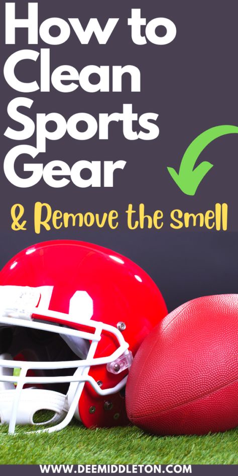 How To Clean Football Shoulder Pads, Cleaning Football Gear, Cleaning Football Shoulder Pads, Sport Mom Hacks, Sports Mom Essentials, How To Clean Catchers Gear, Clean Home Checklist, Clean Home Schedule, Clean Home Aesthetic