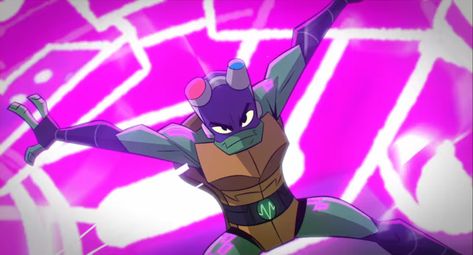 Rottmnt Donnie Screenshots, Rottmnt Movie, Rise Donnie, Donnie Rottmnt, Rottmnt Donnie, Donatello Tmnt, Purple Turtle, Tmnt Artwork, Teenage Ninja