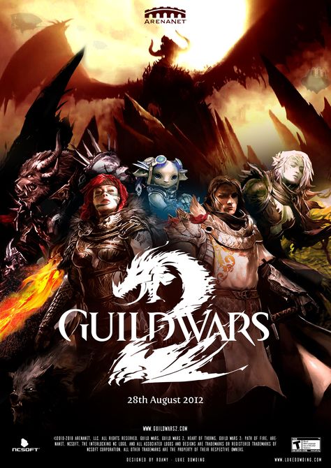 Gw2 Art, Guild Hall, Medieval Games, Gaming Posters, Guild Wars 2, Guild Wars, Role Playing Game, Poster Ideas, Role Playing