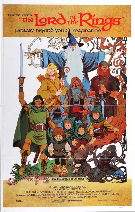 The Lord of the Rings (1978) Mike Ploog, Ralph Bakshi, John Howe, Middle Earth Art, Lotr Art, Tolkien Art, Fellowship Of The Ring, The Lord Of The Rings, Jrr Tolkien