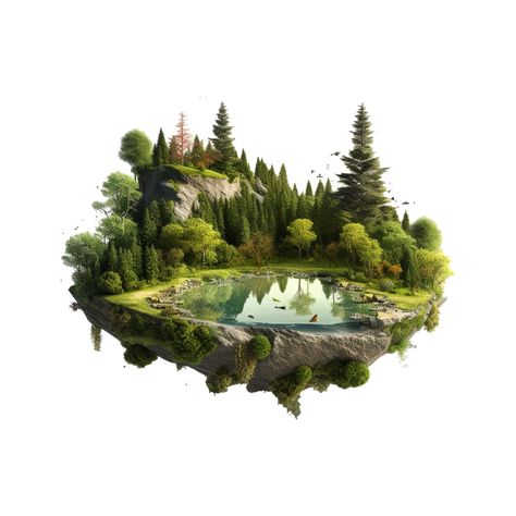 Floating Island Concept Art, Floating Island Tattoo, Floating Islands Fantasy Art, Sink Drawing, Sky Islands, Flying Island, Island Illustration, Fishing Cake, Butterfly Video