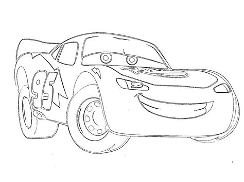 cars Lightning Mcqueen Outline, Lightning Mcqueen Sketch, Cars Movie Drawing, Lighting Mcqueen Drawing, Mcqueen Drawing, Lightning Mcqueen Drawing, Imprimibles Hot Wheels, Mc Queen Cars, Cars Coloring