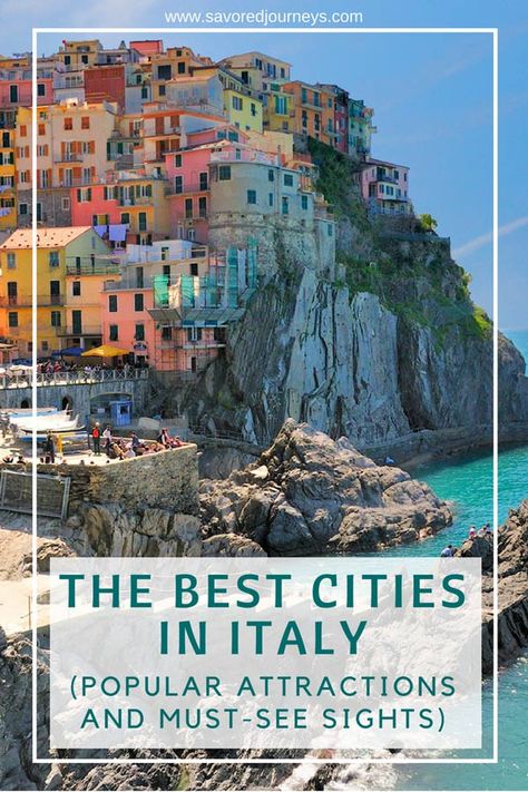 The Best Cities in Italy plus the top sights to see in each city #Italy #TravelTips Cities To Visit In Italy, Villages In Italy, Italy Culture, Italy Destinations, Best Italian Restaurants, Italian Restaurants, Cities To Visit, Cities In Italy, Explore Italy