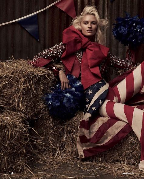 "Star Spangled Glamour" How to Spend It Magazine 2016 All American Fashion, It Magazine, Independance Day, Photography Editorial, Glamour Photo, Country Fashion, American Flag Print, Kill Bill, Americana Fashion