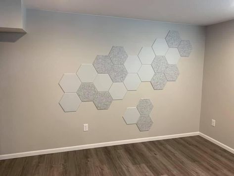 Hexagon sound proof panels for bedroom Sound Panel, Foam Panels, Small Closet, Hexagon Design, Home Offices, Acoustic Panels, Sound Proofing, Wall Panels, Density