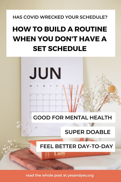 Want to build a routine but don't have a set schedule? You can totally create a morning routine or night routine, even with a different schedule every day. Read on for tips! How To Build A Routine, Building Routines, Homework Routine, 4 Hour Work Week, Morning Schedule, Create A Morning Routine, How To Be More Organized, Daily Routine Schedule, Life Planner Organization