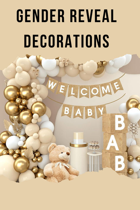 Want to keep your gender reveal party simple but stylish? These easy gender reveal decorations will help you celebrate in a big way! From balloon displays to cute signs, these gender reveal ideas for party decor are sure to impress. #ad #genderrevealideasforparty #genderrevealideas #genderrevealparties #genderrevealdecorationseasy Gender Reveal Party Simple, Ideas For Gender Reveal, Gender Reveal Ideas For Party, Best Party Ideas, Balloon Displays, Simple Gender Reveal, Gender Reveal Unique, Gender Reveal Party Theme, Gender Reveal Ideas