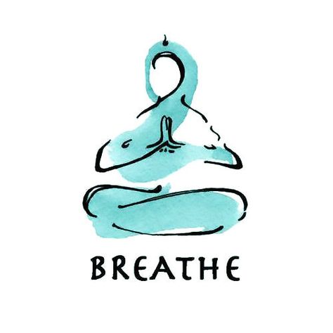 A tattoo design of a yogin with the "breathe" word. This tattoo is usually chosen by those who practice yoga. It represents calmness. Tattoos Matching, Hearts Tattoo, Arte Yoga, Little Buddha, Easy Meditation, Elephant Journal, Spiritual Disciplines, Meditation For Beginners, Qi Gong