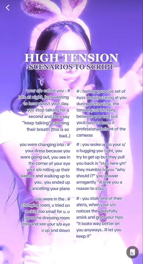 Scenarios For Your Dr, Spicy Shifting Scenarios, Scenarios To Script S/o, Cute Signature Ideas Kpop, Kpop Lore Ideas, High Tension Scenarios, Kpop Shifting Scenarios, Scenarios To Script, Script Shifting