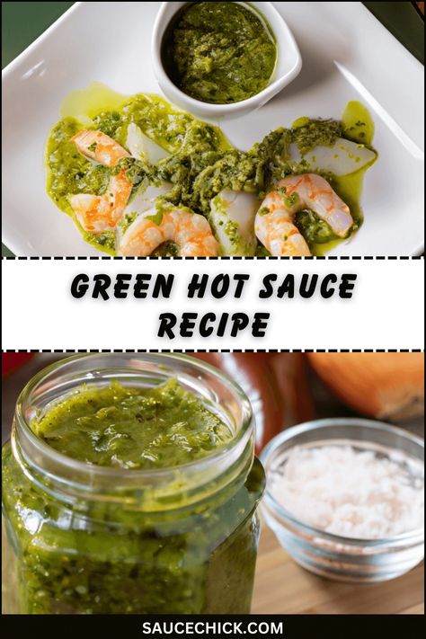 Green Hot Sauce Recipe - Make Your Taste Buds Tingle! Green Hot Sauce, Green Pepper Sauce, Hot Sauce Recipe, Hot Sauce Recipes, Serrano Pepper, Hot Green, Green Bell Pepper, Chile Pepper, Green Pepper