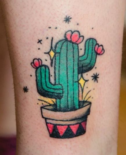 Traditional Style Tattoos, Button Tattoo, Traditional Style Tattoo, Pink Cactus, Traditional Flash, Anchor Tattoo, American Tattoos, Classic American Style, Stick And Poke