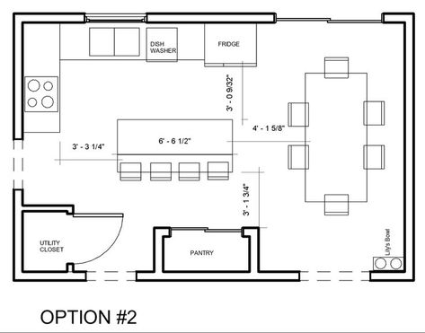 Kitchen Layout With 3 Doorways, Kitchen Size Guide, Kitchen Layout Ideas With Island And Pantry, Fridge Next To Dishwasher, Kitchen Layout With Dimensions, 12x20 Kitchen Layout, Long Rectangle Kitchen Layout, Rectangular Kitchen Layout With Island, Kitchen Dimensions With Island