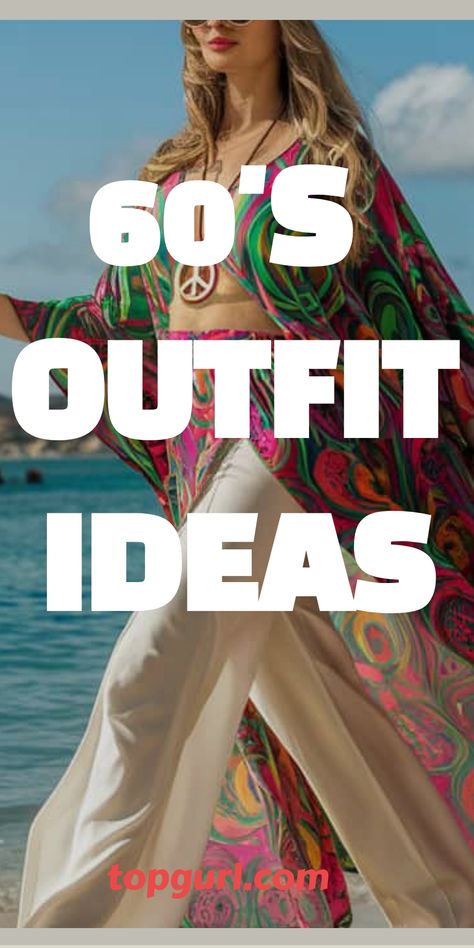 Groovin’ in the ’60s: 15 Far-Out Outfit Ideas That Are Totally Outta Sight 1964 Fashion Woman, 60s French New Wave Fashion, 50s And 60s Fashion Outfits, 60s Outfits Aesthetic, 60s Rock Fashion, 70’s Fashion Women, 60s Aesthetic Outfit, 60s Fashion Outfits, Vintage 60s Aesthetic