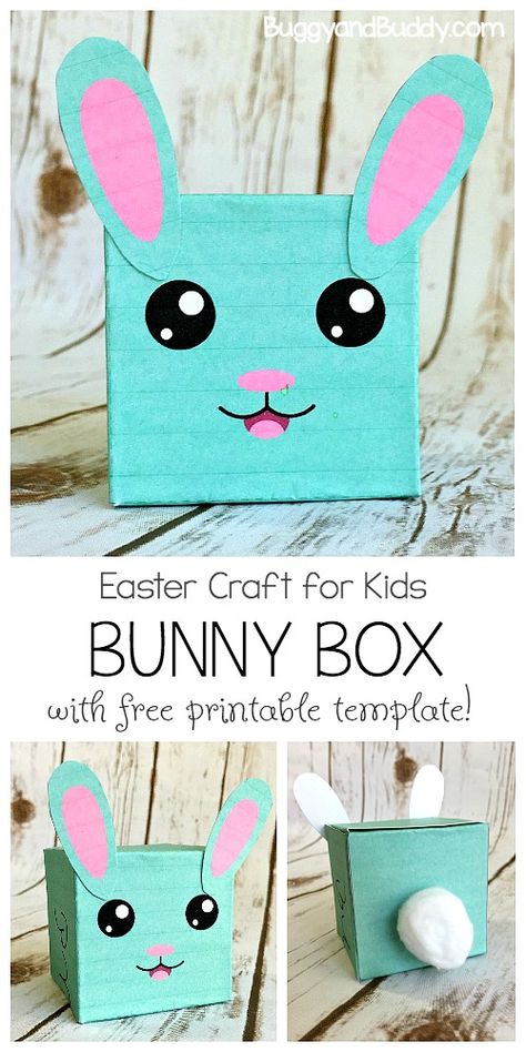 Bunny Valentines Day Box Ideas, Diy Valentines Box For Kids Easy, Bunny Box Diy, Rabbit Valentine Box Ideas, Easter Box Ideas For Kids, Bunny Valentines Boxes, Diy Valentine’s Day Box For Kids, Easy Diy Valentine Boxes For School, Easy Valentine Boxes For Kids