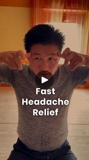 How To Get Rid Of Headaches Fast, Fast Headache Relief, Head Pain Relief, Massage For Headache, Pressure Points For Headaches, Beginner Exercise, Headache Remedy, Home Remedy For Headache, Getting Rid Of Headaches