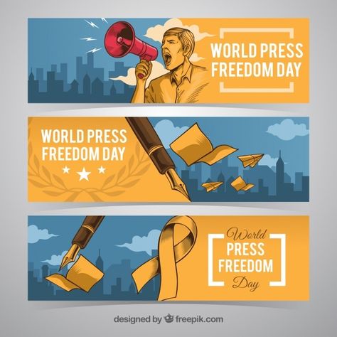 Freedom Background, Press Freedom, Note Writing Paper, Graphic Design Infographic, Free Banner, Cloth Dolls Handmade, World Press, Social Art, Slogan Design