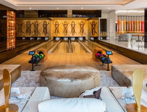 Bel Air mansion with crazy perks gets $62 million price drop - Business Insider Home Bowling Alley, Bel Air Road, Bel Air Mansion, Candy Room, Designer Couch, New York Penthouse, Houses In America, Mega Mansions, Pagani Huayra