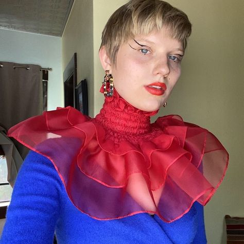 Look what I just found on Depop 🙌 https://depop.app.link/oDWL6Mkh4zb Clown Collar, Clown Costume, The Stage, Sewing Inspiration, Costume Design, Cute Fashion, Diy Fashion, Baby Fashion, Women's Accessories