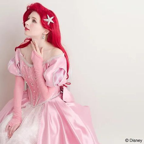 Ariel Pink Dress, Ariel Pink, Princess Ariel, Halloween 2024, Princess Party, Ariel, Pink Dress, Halloween, Pink