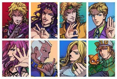 All Jojo Villains, Funny Valentine Jojo, Jojo Villains, Enrico Pucci, Kars Jojo, Diego Brando, Yoshikage Kira, Dio Brando, Jonathan Joestar