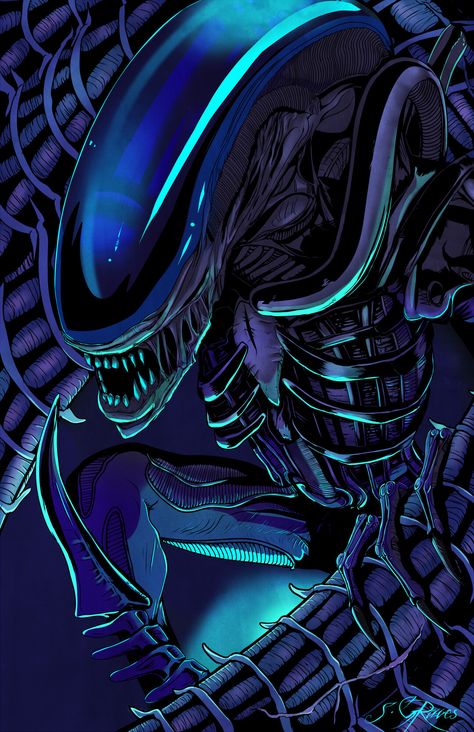 ArtStation - Xenomorph, Shoshanah Graves Alien Convenant, Xenomorph Types, Xenomorph Art, Ahri Wallpaper, Giger Alien, Predator Alien Art, Alien Isolation, Alien Artwork, Chihiro Y Haku