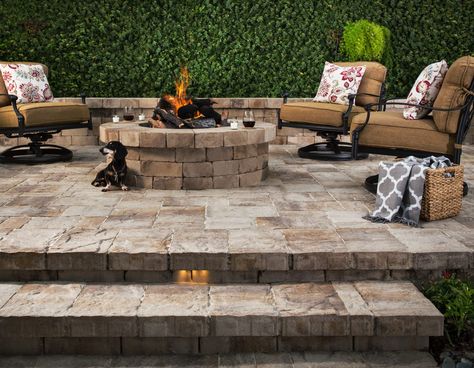 10 Dimensional Fire Pit Patio Ideas That Add Flare to Outdoor Living Design Backyard Bbq Design, Dream Backyards, Bbq Design, Outdoor Patio Ideas Backyards, Fire Pit Materials, Fire Pit Ideas, Outdoor Fire Pit Designs, Fire Pit Grill, Backyard Renovations