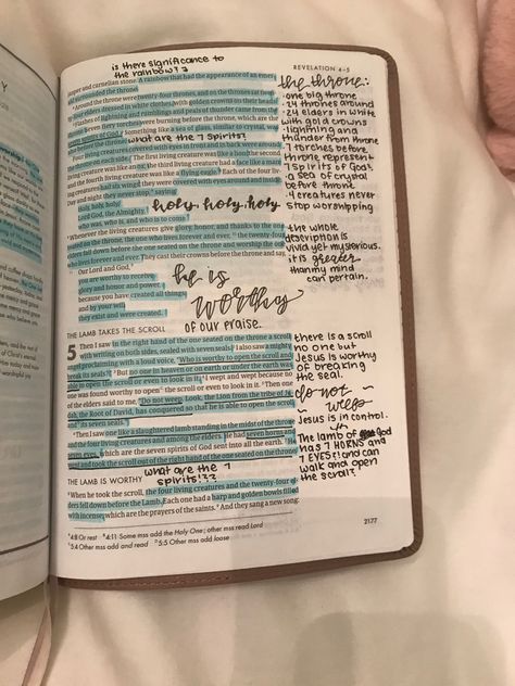 Revelation Bible Notes, Revelation Bible Journaling, Messy Bible, Revelation Study, Revelation Bible Study, Bible Studying, Bible Studies For Beginners, Revelation Bible, Personal Bible Study