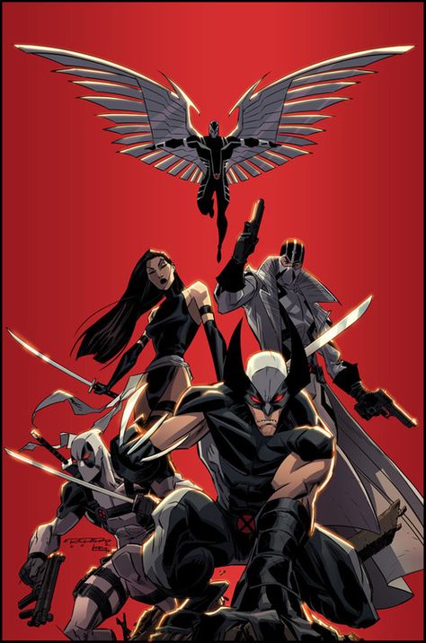 X-Force by Khary Randolf X Force, Marvel Vs Dc, Uncanny X-men, The Uncanny, Marvel Comics Art, Marvel Vs, Batwoman, Red Hood, Superhero Art