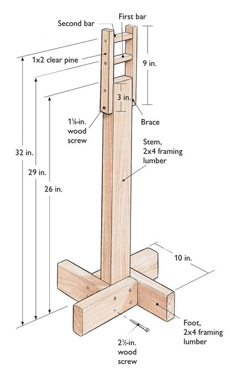 quilt stand instructions @Rosie- Rose Allen Tippetts so easy it almost seems like a waste of his talents, the instructions are about half way down... Hand Quilting Frames Diy How To Make, Quilt Frames For Hand Quilting, Quilting Frames Diy How To Make, Tambour Table, Quilt Frame Plans, Adjustable Sawhorse, Diy Quilting Frame, Quilting Accessories, Hand Quilting Frames