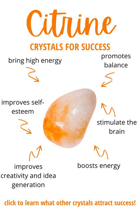 Crystals For Work Success, Crystals For Success And Prosperity, Best Crystals For School, Spells For Success In Business, Citrine Crystal Wallpaper, Crystal For Success, Crystals For School, School Crystals, Crystals For Work