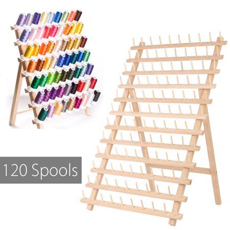 Sewing Tools Storage, Embroidery Stand, Mini Cones, Thread Rack, Embroidery Bobbins, Thread Organization, Yarn Organization, Wood Spool, Sewing Storage