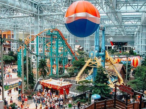 Mall of America is one of the best places to visit in Minnesota Bloomington Minnesota, Indoor Amusement Parks, Wisconsin Dells, Mall Of America, Roller Coasters, Shopping Malls, Road Trip Fun, Incredible Places, Shopping Center