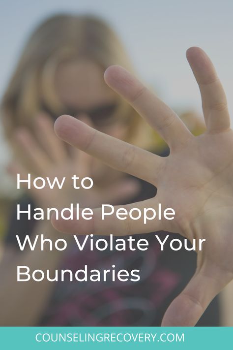 What to do when someone violates your boundaries What To Do When Someone Crosses Your Boundaries, Crossing Boundaries, It Gets Easier, Boundaries Quotes, Codependency Relationships, Rude People, People Pleasing, Healing Relationships, Personal Growth Quotes