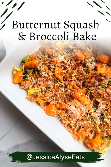 Butternut Squash Broccoli, Butternut Squash Casserole, Broccoli Side Dish, Butternut Squash Apple, Grilled Broccoli, Baked Butternut Squash, Squash Vegetable, Broccoli Bake, Butternut Squash Recipes