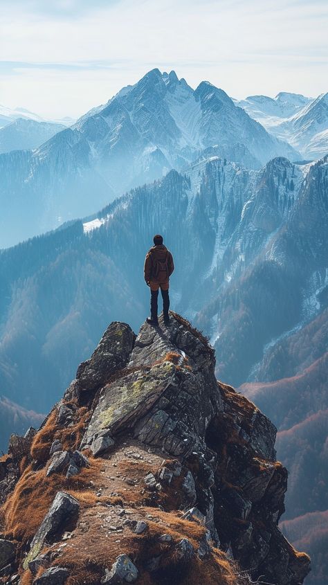 #MountainPeakAdventure: A solitary #Hiker stands atop a rugged #MountainView, overlooking a vast expanse of alpine #Scenery. #NatureLovers #AdventureAwaits #ExploreNature #Solitude #Photography #OutdoorLife #AlpineView #WildernessCulture #TravelInspiration #AIArtistry #AIPhotography #StockCake ⬇️ Download and 📝 Prompt 👉 https://stockcake.com/i/mountain-peak-adventure_245172_47412 Hiker Photography, Person Photography, Girl Background, Mountain Peak, Beach Christmas, Forest Photography, Explore Nature, Outdoor Life, Adventure Awaits