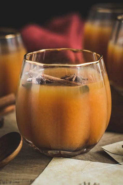 Pumpkin Juice - Aimee Mars Infused Olive Oil Recipes, Pumpkin Apple Cider, Butter Beer Recipe Harry Potter, Harry Potter Pumpkin, Harry Potter Butter Beer, Baked Chicken Drumsticks, Pumpkin Juice, Soda Flavors, Olive Oil Recipes