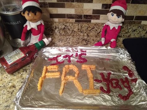 Easy Elf On The Shelf Ideas Cheerios, Elf On The Shelf 7 Days Left, Elf On The Shelf Ideas For Friday, Elf On The Shelf Ideas 3 Days Left, Elf Writing On Face, Introducing Second Elf, Elf Arriving Idea, Elf On The Shelf Two Elves, Elf On The Shelf Ideas 2023