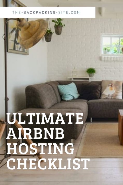 Listing your place on Airbnb can be a great way to make extra income when you are out of town. Over time, we have perfected our system for hosting on Airbnb. This Airbnb hosting checklist is catered to people who are renting out their permanent home on Airbnb. We are not one of those corporate companies that buy an empty apartment to rent professionally. #airbnb #hosting #couchsurfing #budgettravel #traveltips #budgettips #sidehustle #passiveincome #digitalnomads #hosting #hostess #vrbo Hosting Checklist, Renting Out Your House Airbnb, Renting Out Your House, Airbnb Vs Rental, Airbnb Host Tips Signs, Artist Apartment, Check In Instructions Airbnb, Empty Apartment, Airbnb Checklist