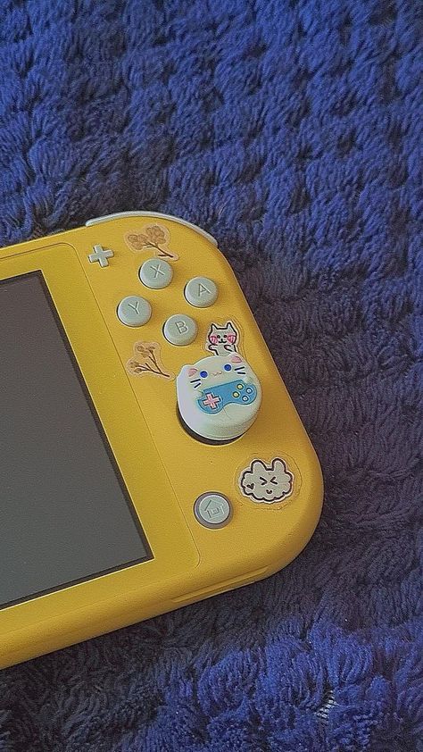 Nintendo Switch Lite Stickers, Nintendo Switch Lite Yellow Aesthetic, Nintendo Switch Lite Aesthetic Case, Nintendo Switch Lite Yellow, Nintendo Lite Accessories, Nintendo Lite Aesthetic, Aesthetic Nintendo Switch Lite, Nintendo Switch Yellow, Nintendo Switch Stickers