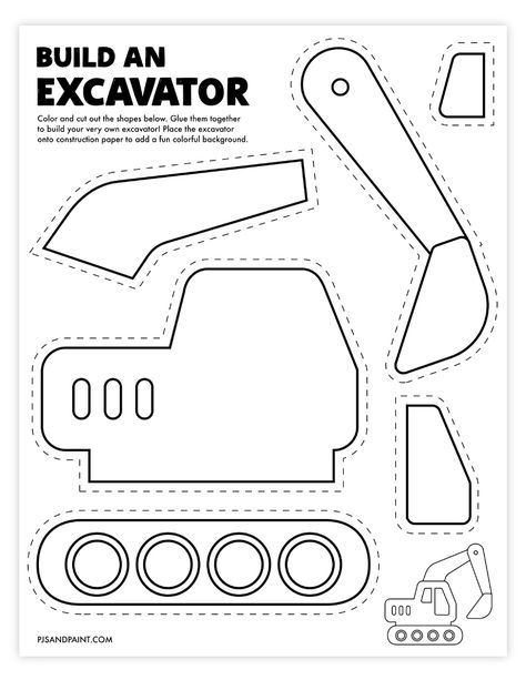 Building And Construction Activities Preschool, Art Activities For Kindergarteners, Build A Truck Preschool Activity, Dump Truck Activities For Preschool, Excavator Activities Preschool, Construction Vehicles Printables Free, Construction Theme Preschool Art, Construction Week Preschool Crafts, Construction Theme Preschool Activities Free Printable