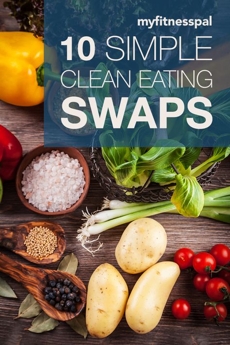 10 Simple Clean Eating Swaps ‹ Hello Healthy Simple Clean Eating, Breakfast Low Carb, Overnight Oat, Healthy Swaps, Food Swap, Diet Guide, Diet Vegetarian, Healthy Eating Tips, Clean Eating Diet