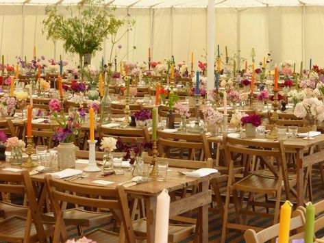 Rustic Table Settings, English Country Wedding, Elegant Floral Arrangements, Garden Marquee, English Flowers, Ben Pentreath, English Country Weddings, Rustic Table Setting, Entertainment Ideas