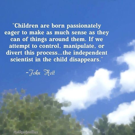 never squelch their natural curiosity Unschooling Quotes, John Holt, Play Quotes, Alternative Education, Teacher Quotes Inspirational, Love Of Learning, Parental Alienation, 21st Century Learning, Teaching Teachers