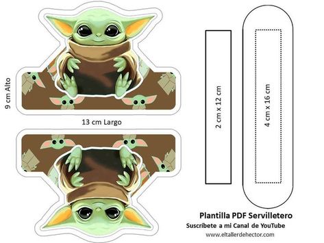 Plantilla Servilletero Baby Yoda Mandalorian Party, Star Wars Crafts, Papercraft Templates, Birthday Theme, Family Guy, Star Wars, Paper Crafts, Baby Shower, Shower