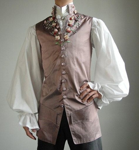 Count D'almaviva Vest Victorian Outfits Male, 18th Century Clothing, 18th Century Fashion, Period Outfit, Century Clothing, Historical Costume, Fantasy Clothing, Fantasy Fashion, Historical Clothing