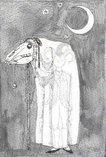 Mari Lwyd Mari Lwyd Illustration, Mary Lwyd, Welsh Art, Mari Lwyd, Holly King, Street Theatre, Witch History, Picasso Blue, Black Pig