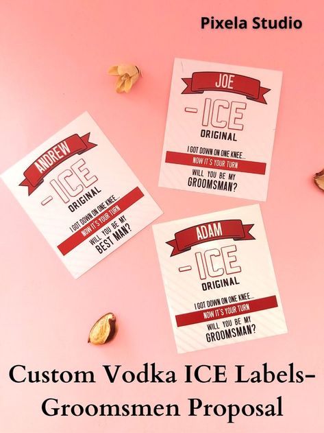 Ice Groomsmen Proposal, Smirnoff Ice Groomsmen Proposal, Wedding Party Proposal, Bridal Card, Smirnoff Ice, Be My Groomsman, Best Man Gift, Maid Of Honour Dresses, Groomsman Gift